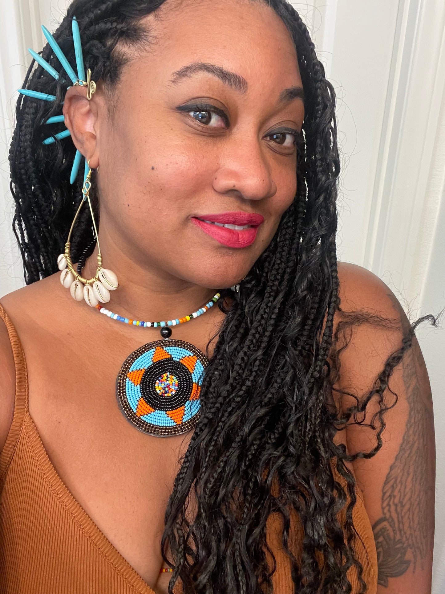 Yaa Cowrie Earrings