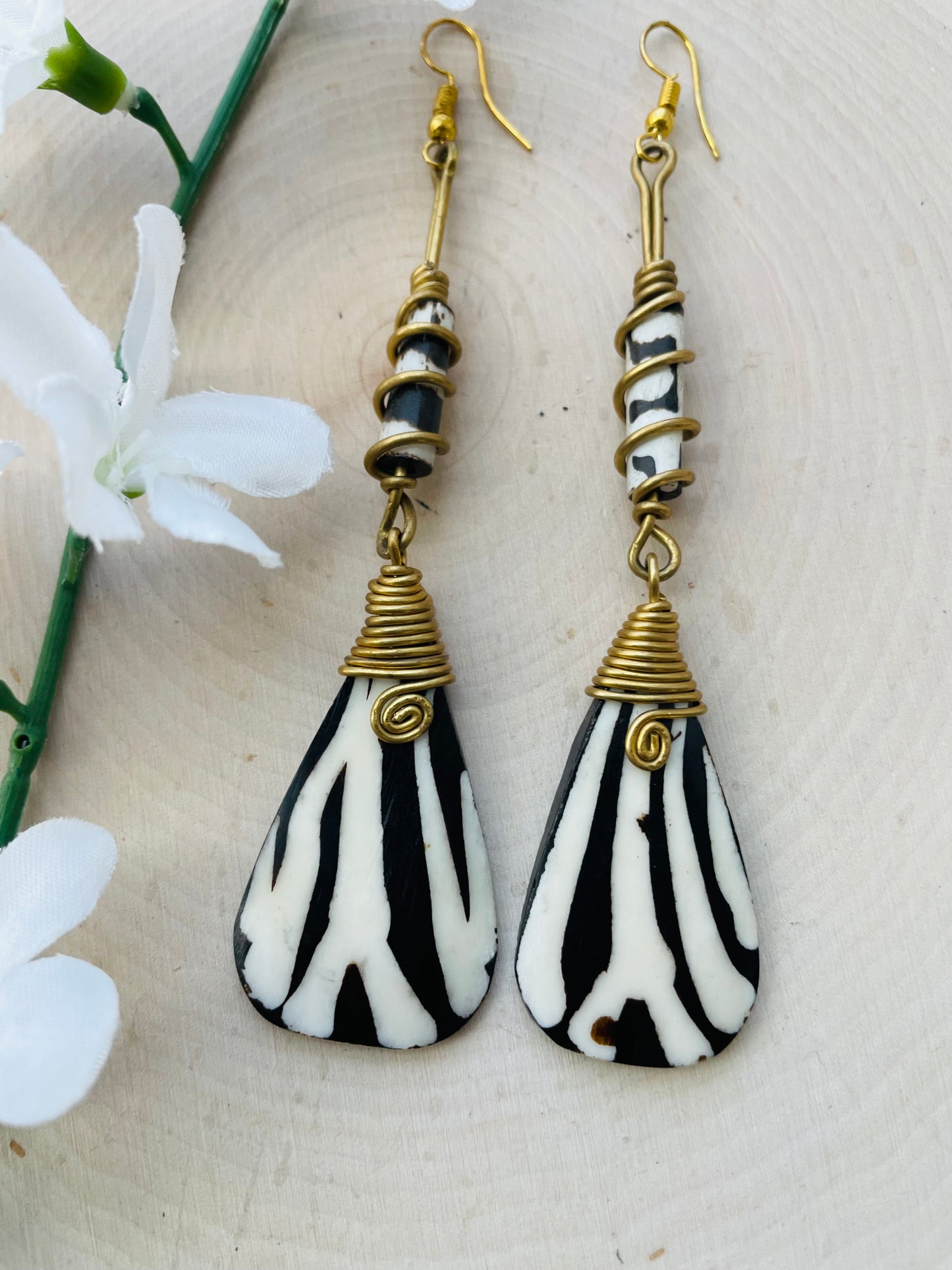 Baltik Brass Earrings