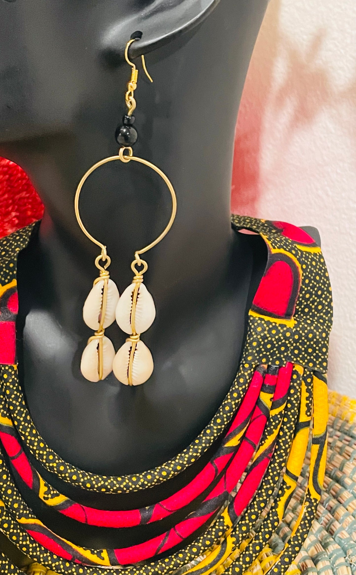 Cowrie Dream Catcher Earrings