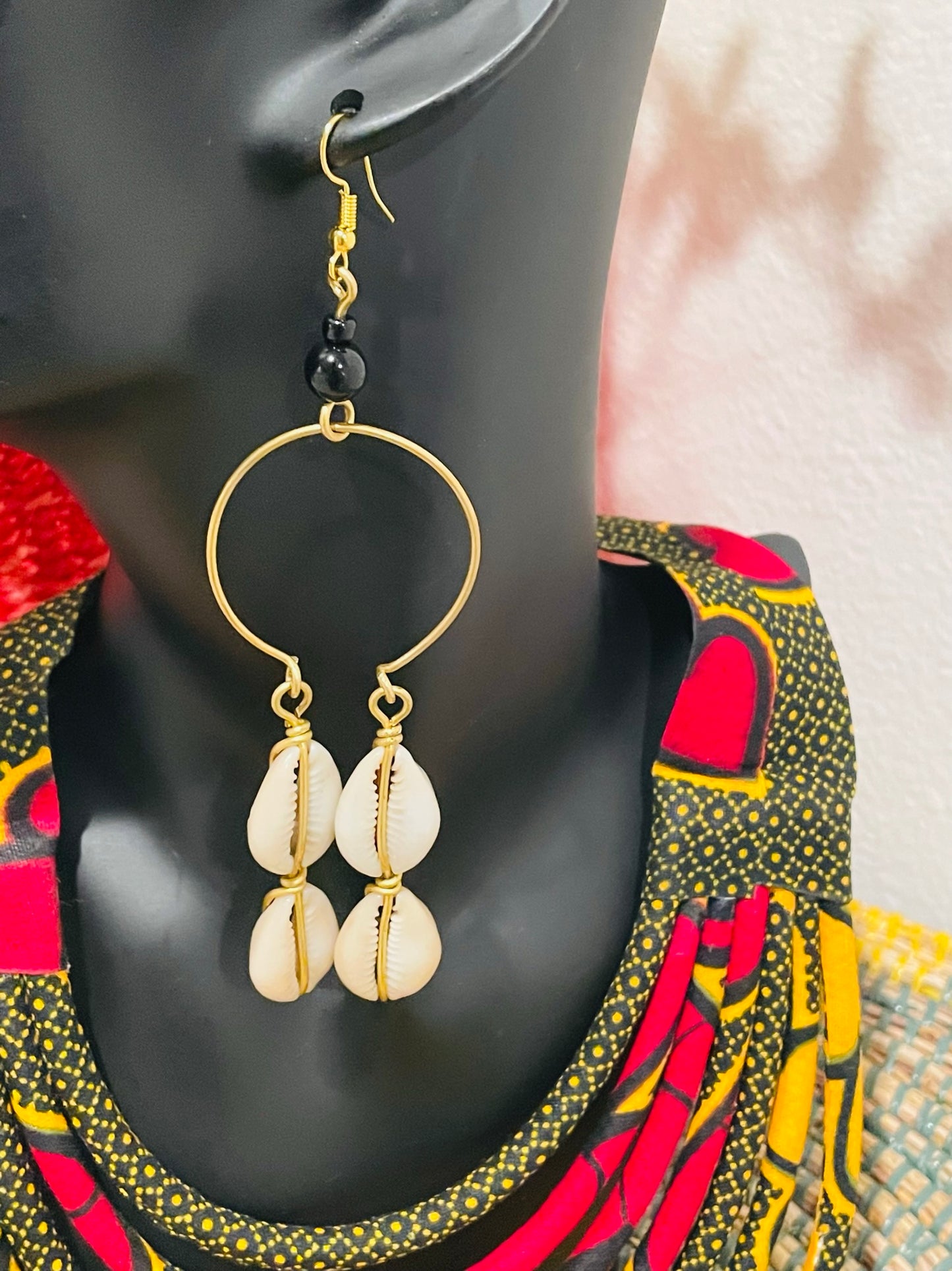 Cowrie Dream Catcher Earrings