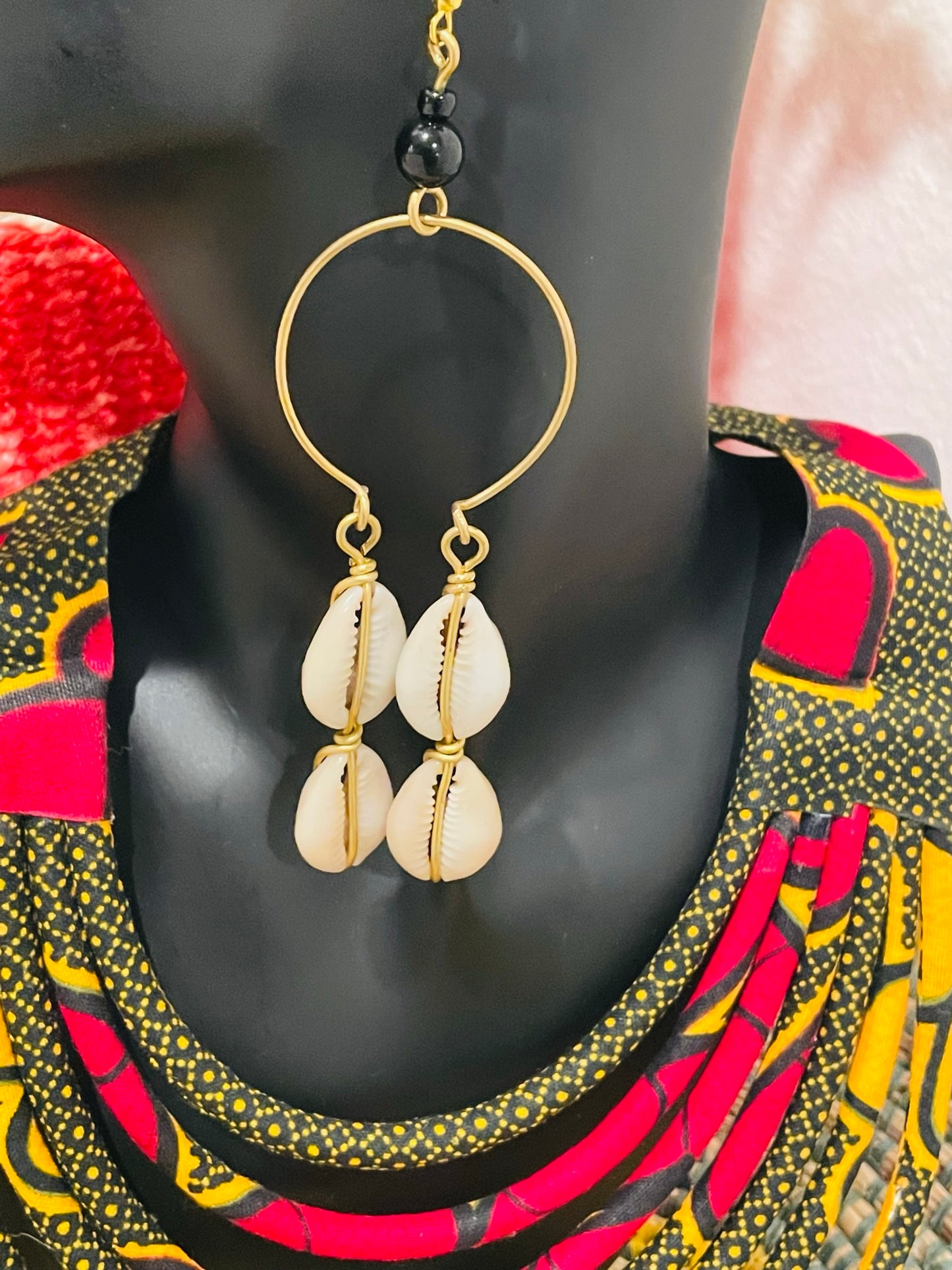 Cowrie Dream Catcher Earrings