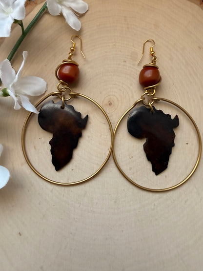 Beaded African Earrings