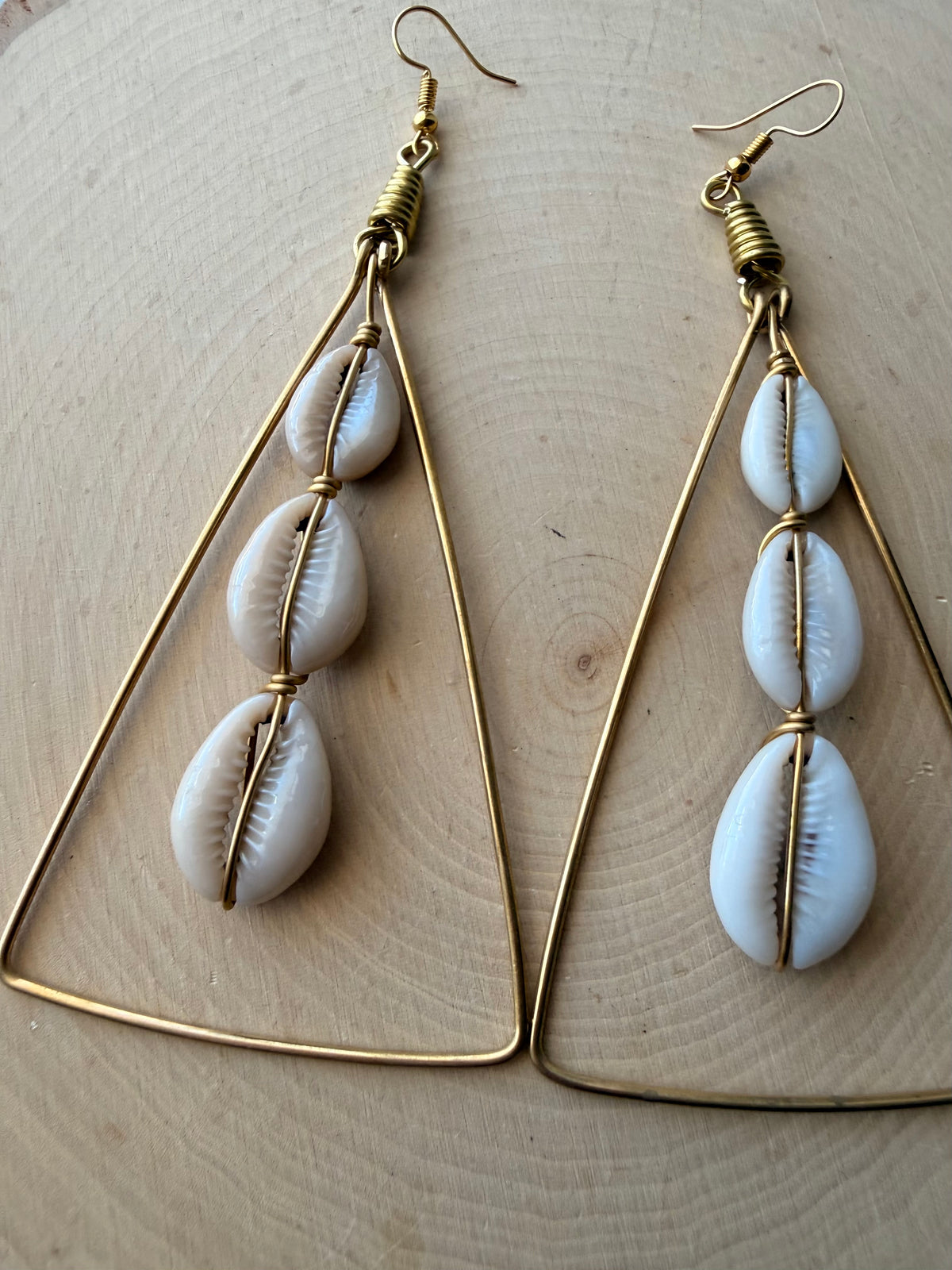 Djnenne Triangle Cage Earrings