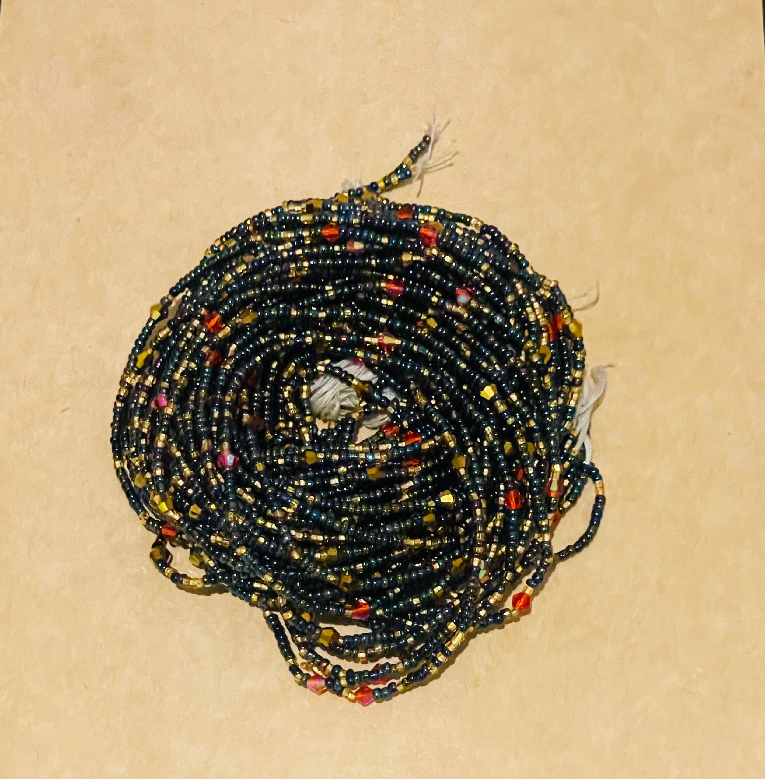 Chakra Authentic tie Waist Beads The Africa within me