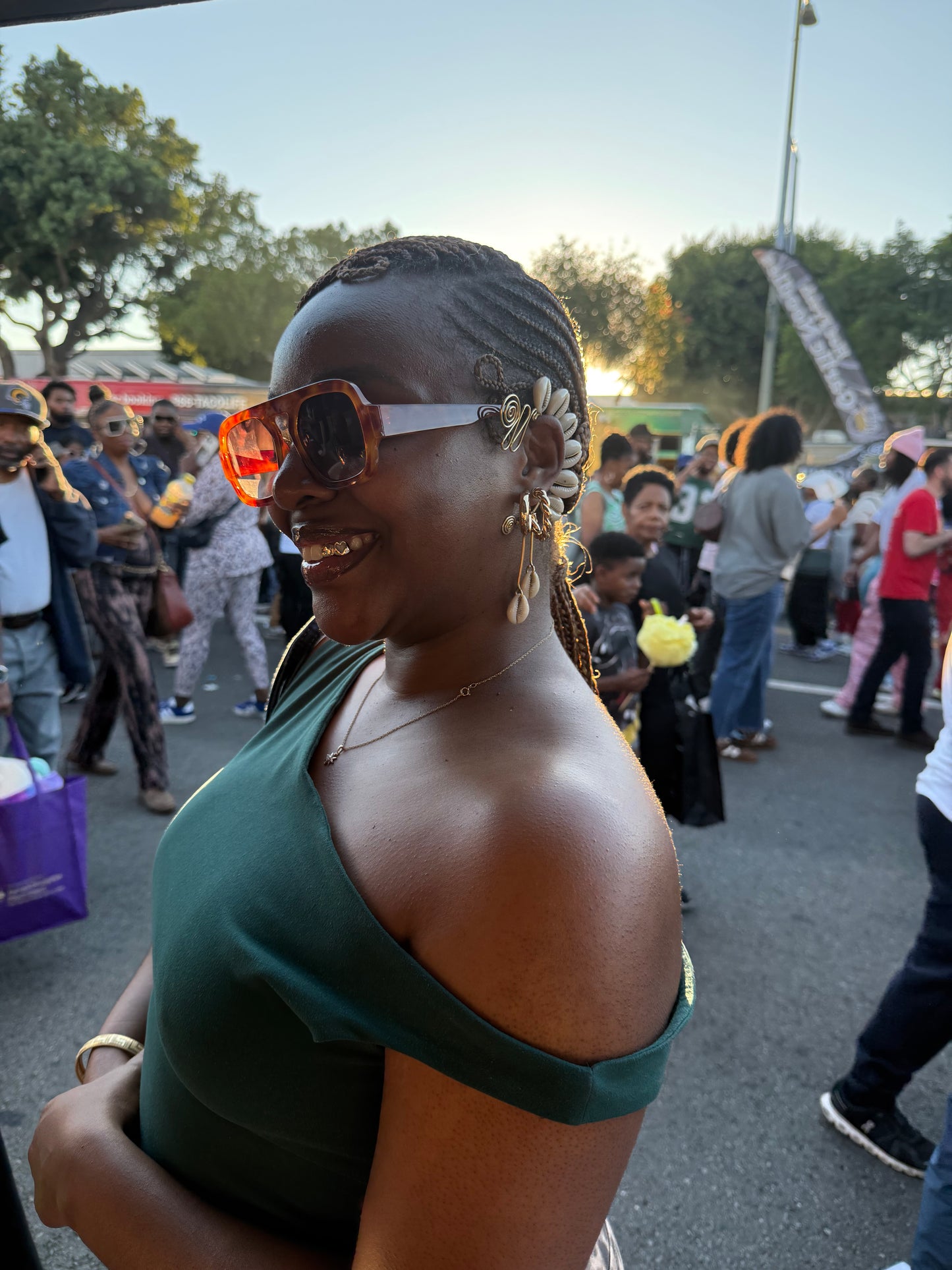 Asante Cowrie Ear Cuff