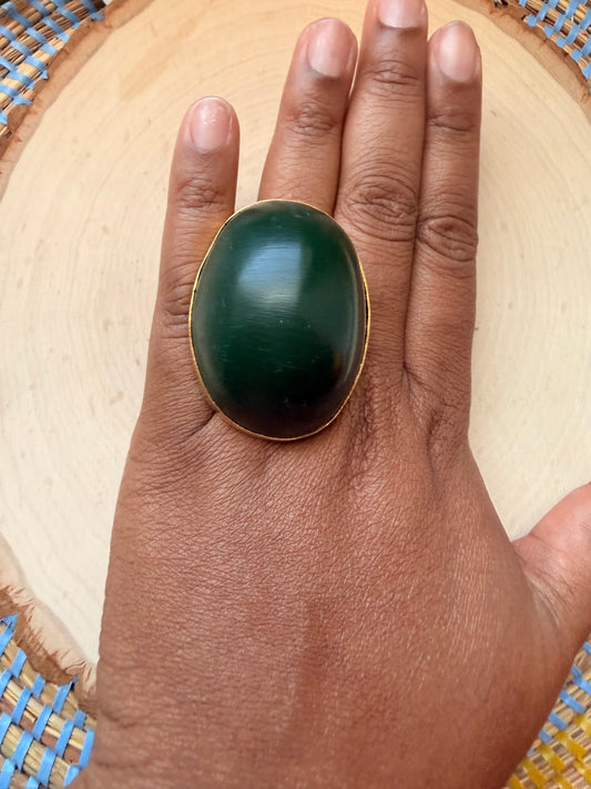 Green with Envy Ring - Adjustable