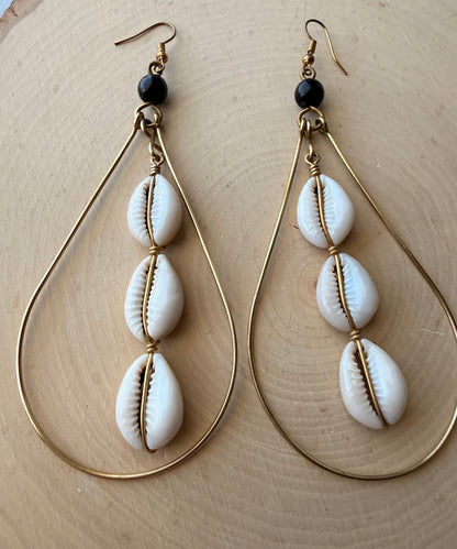 Juba Brass Swing Earrings