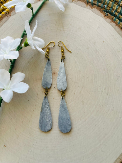 Grace Brass Earrings