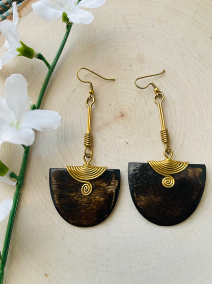 Brown Pharaoh Earrings