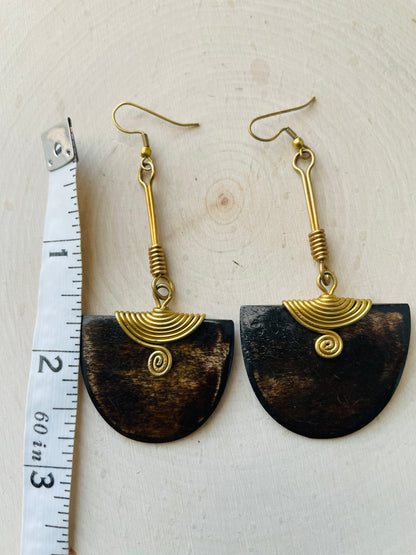 Brown Pharaoh Earrings